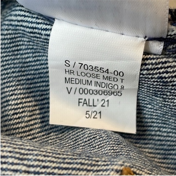 GAP High Rise '90s Loose Jeans 32 / 14R 
Medium Indigo - Picture 11 of 11